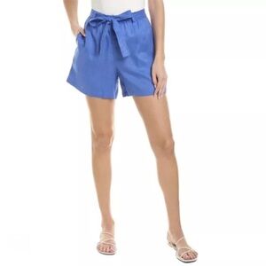 M12 Johnny Was Jade Selma Easy Shorts in Lapis Blue‎ High Rise Linen